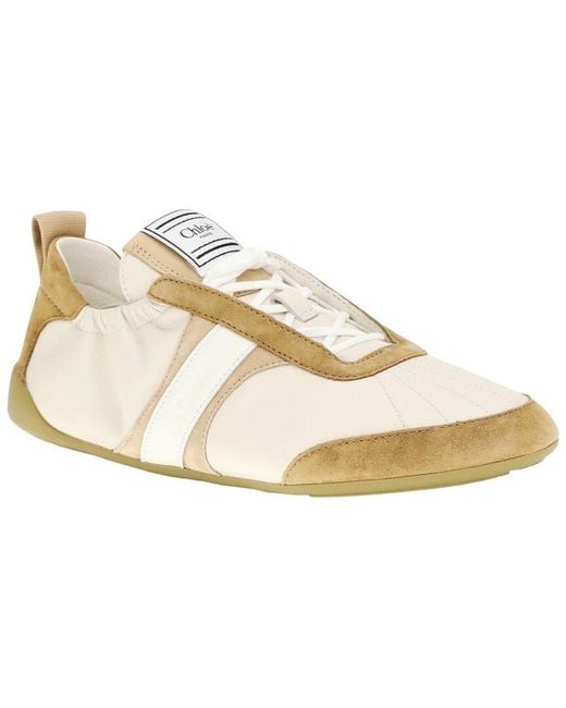 Chloé White Kick Leather Sneaker