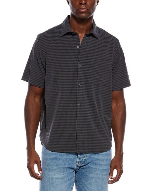 Tommy Bahama Black Bahama Coast Fades Away Shirt for men
