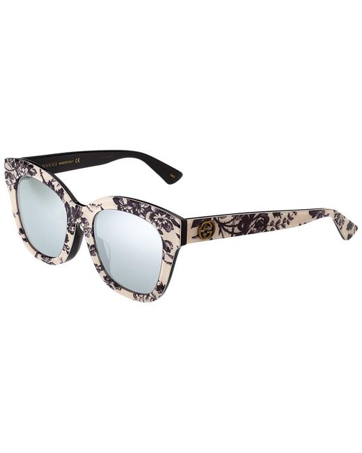 Gucci Black Women's GG0029SA 52mm Sunglasses