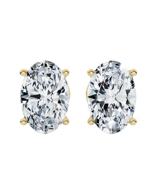 Lab Grown Diamonds Blue 14k 2.00 Ct. Tw. Lab-grown Diamond Studs