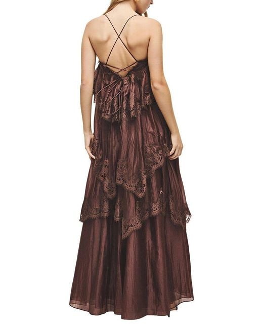 Olivia Taylor Brown Maxi Dress