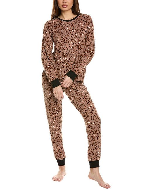 DKNY Brown 2pc Top & Jogger Set