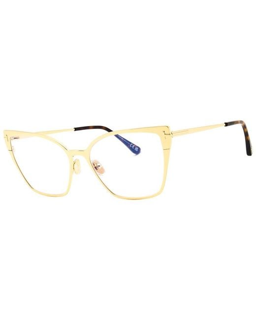 Tom Ford White 56Mm Optical Frames