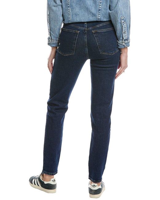 Re/done Blue Dark Rinse High-Rise Skinny Jean