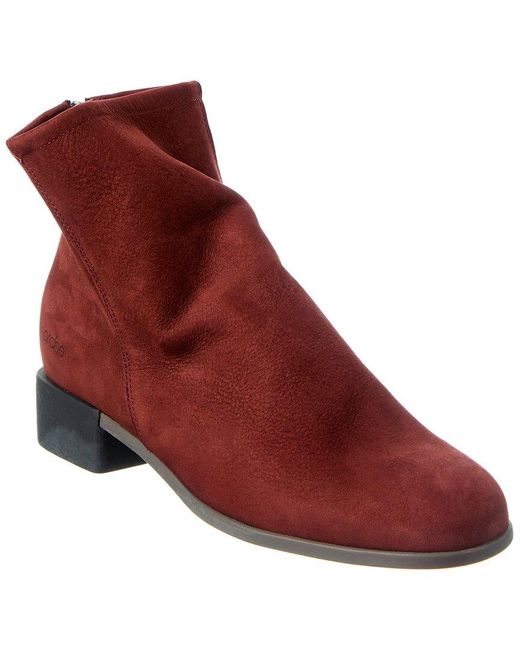 Arche Red Twinny Leather Bootie