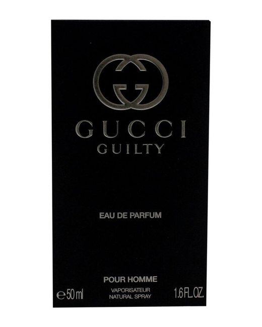 Gucci Black 1.6Oz Guilty Pour Homme Edp for men