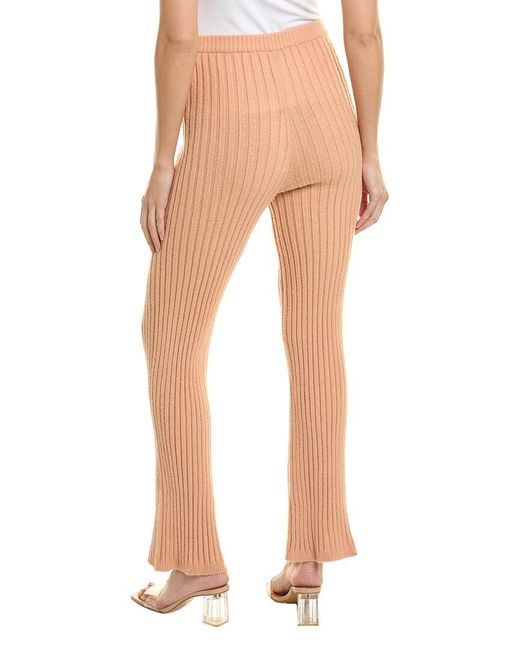 Wayf White Sawyer Knit Pant