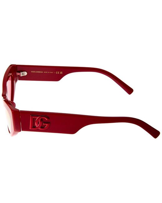 Dolce & Gabbana Red 52mm Sunglasses