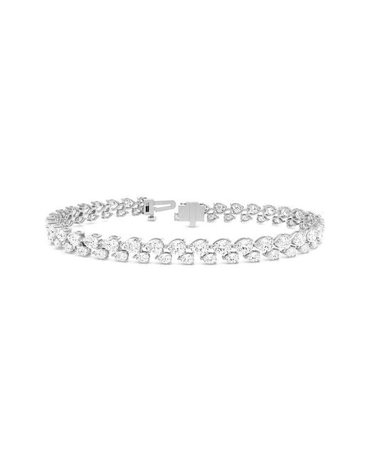 Lab Grown Diamonds White 14K 6.29 Ct. Tw. Lab-Grown Diamond Tennis Bracelet