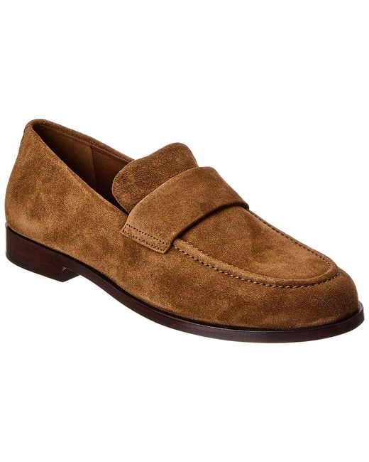 Vince Brown Montebello Suede Loafer for men