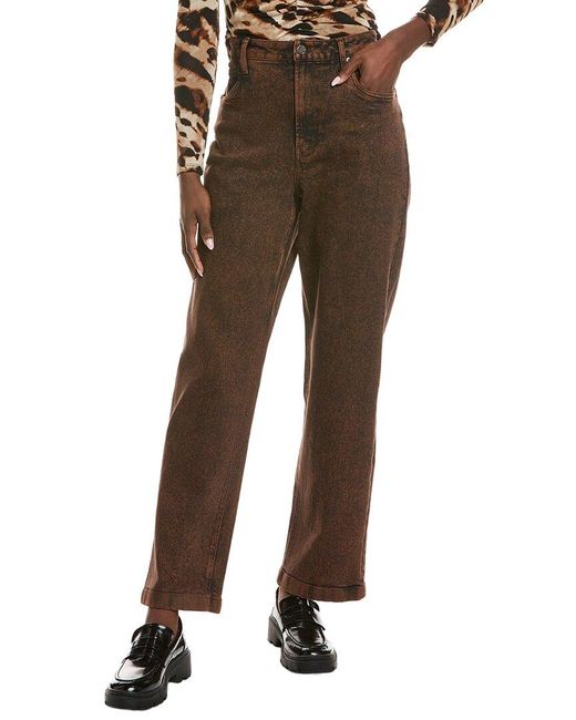 Kenneth Cole Brown Baggy Boyfriend Jean