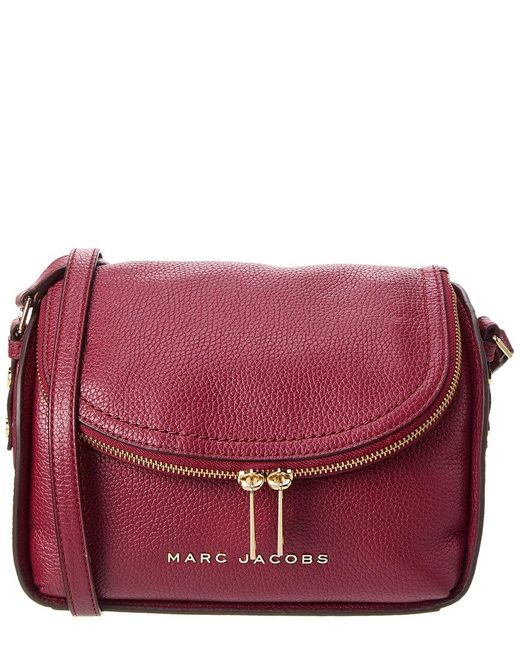 Marc Jacobs Purple The Groove Mini Leather Messenger Bag