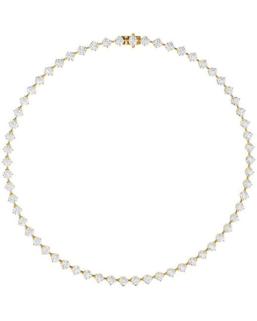 Sabrina Designs Lab Grown Diamonds Natural 14K 20.91 Ct. Tw. Lab-Grown Diamond Tennis Necklace
