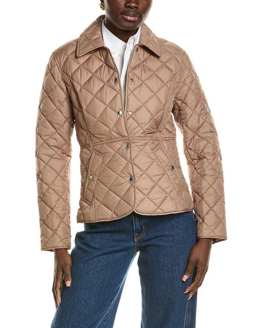 Burberry Blue Quilted Jacket