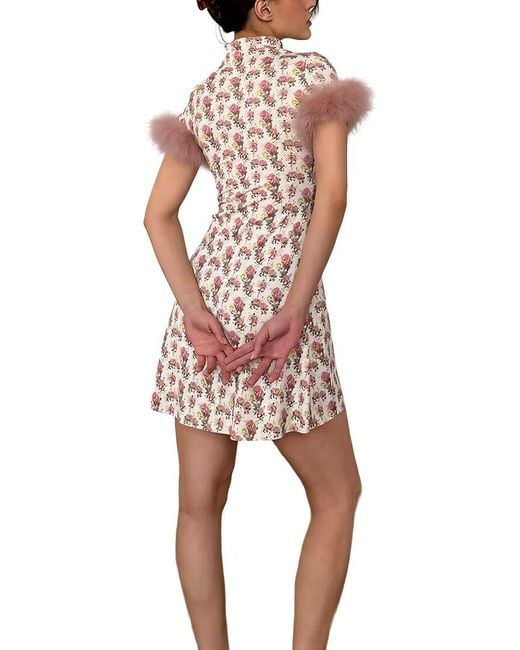 LEON GORI White Mini Dress