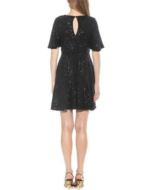 Alexia Admor Black Oakless A-Line Dress