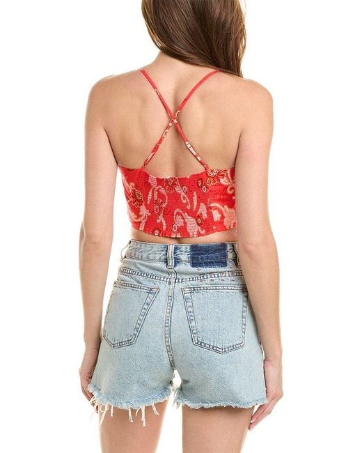 A.L.C. Red Arit Top