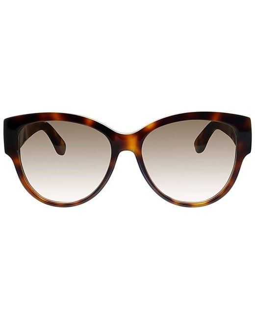 Saint Laurent Brown Cat-Eye 55Mm Sunglasses