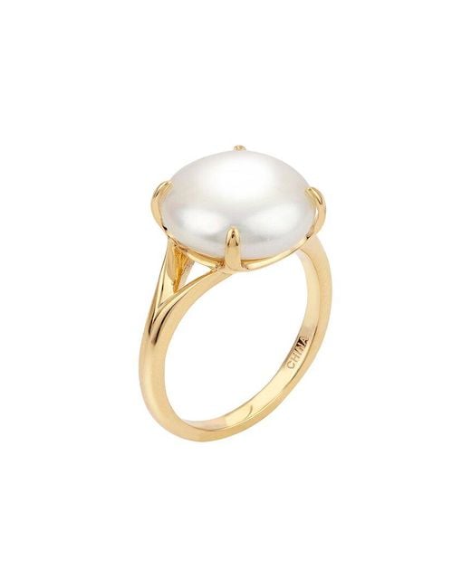 Pearls White Imperial 14k 12-13mm Freshwater Pearl Ring