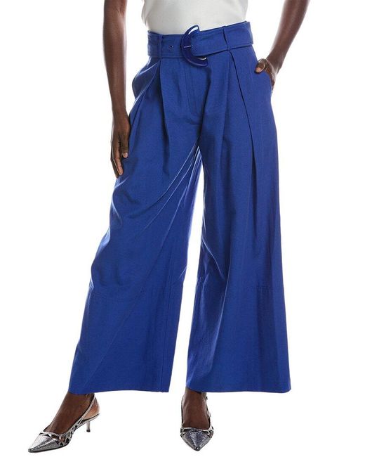 Farm Rio Blue Colored Pants