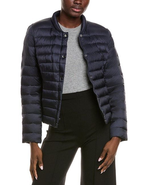 Tahari Black Bee Short Puffer Jacket