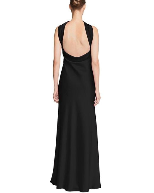 Halston Heritage Black Vali Gown