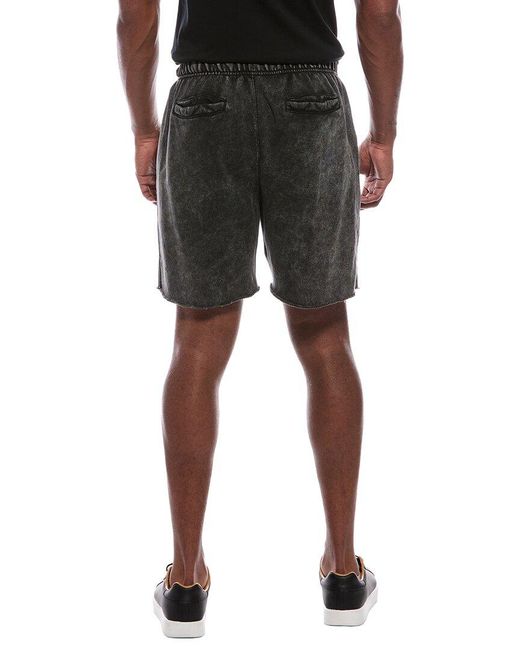 ATM Black French Terry Pigment Wash Short for men