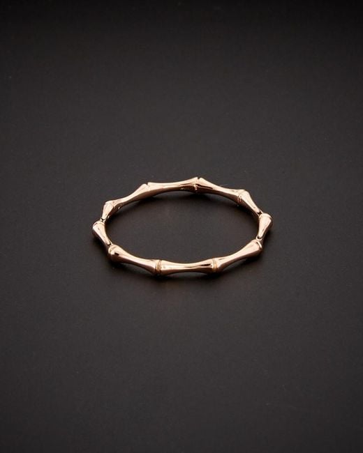 Italian Gold Black 14k Italian Rose Gold Ring