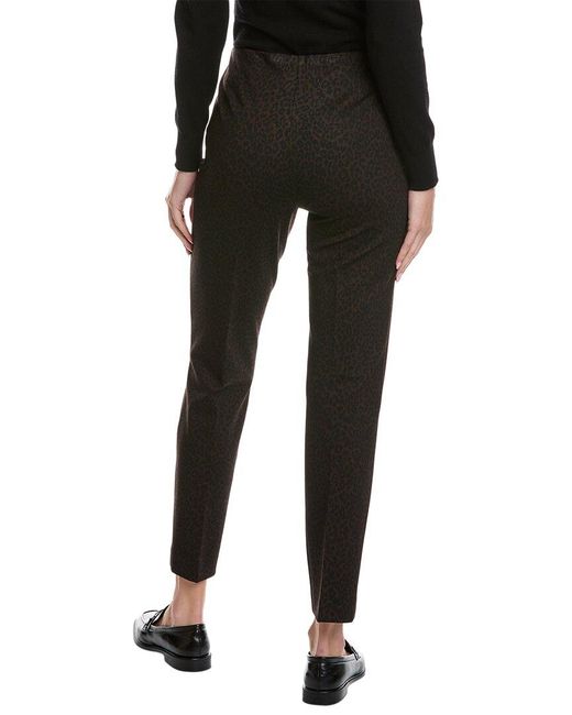 Anne Klein Black Hollywood Straight Ankle Pant