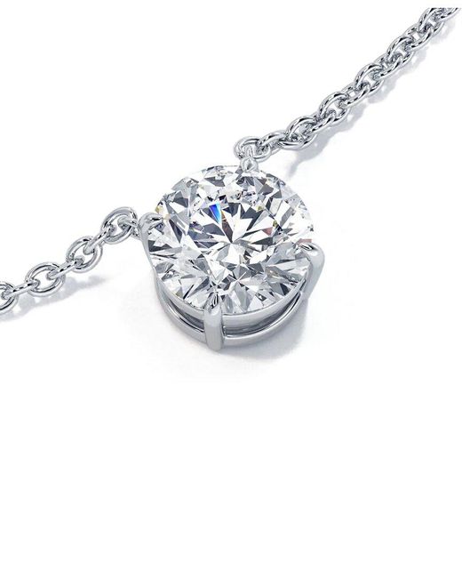 Lab Grown Diamonds White 14K 1.00 Ct. Tw. Lab-Grown Diamond Pendant