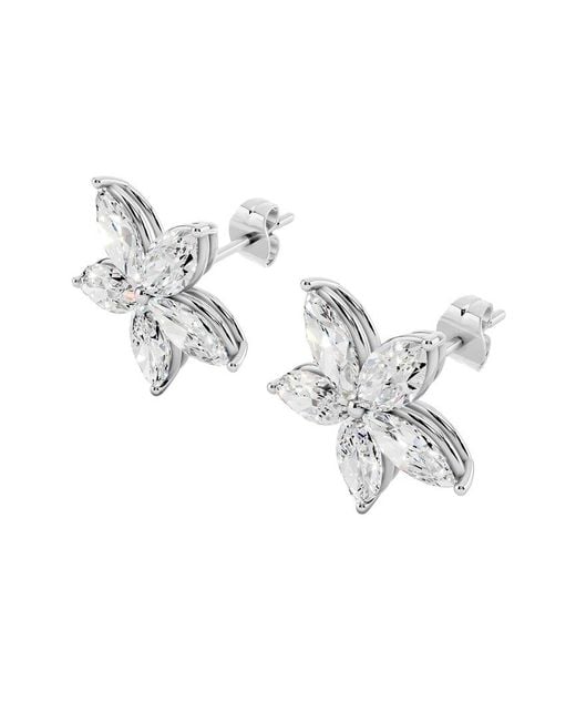 Sabrina Designs Lab Grown Diamonds Metallic 14K 3.24 Ct. Tw. Lab-Grown Diamond Stud Earring