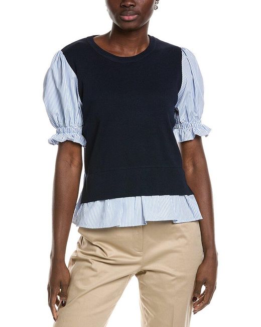 Nanette Lepore Blue Sweater