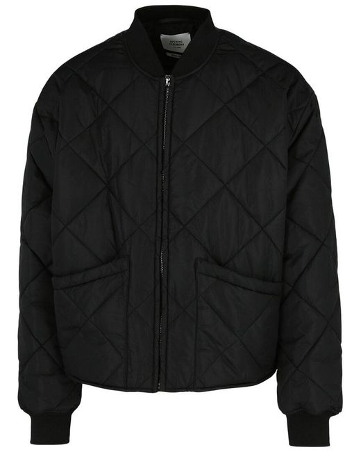 Opening Ceremony Cotton Quilted Bomber Jacket in Smoke (Black) for Men ...