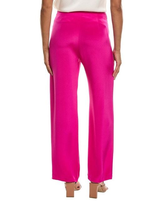 J.McLaughlin Pink Carter Silk Pant
