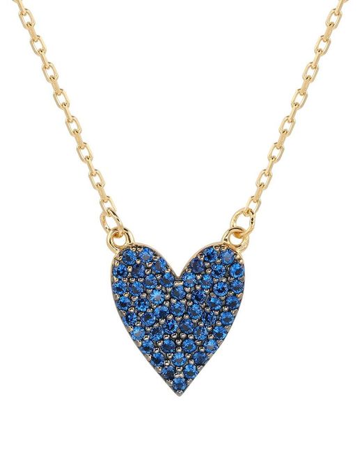 Suzy Levian CZ Jewelry Blue Suzy Levian Silver Cz Necklace