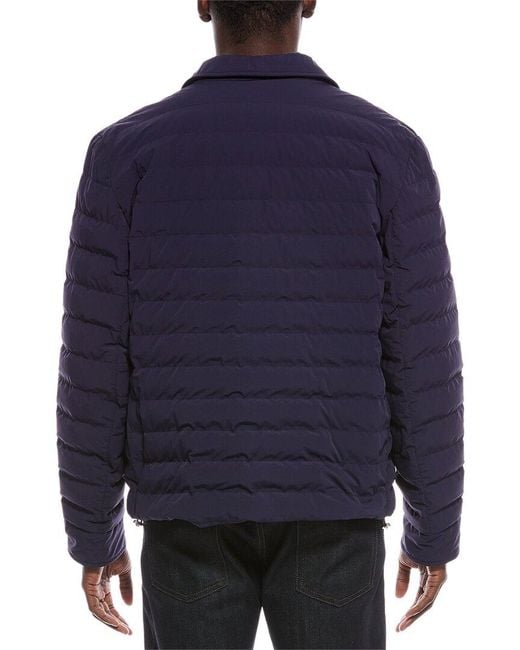 Brunello Cucinelli Blue Puffer Down Jacket for men