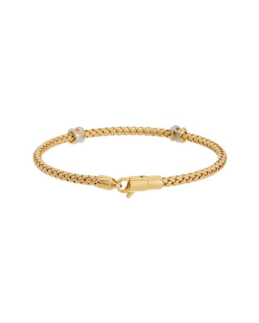 Meshmerise Metallic 18K Over 0.1 Ct. Tw. Diamond Mesh Bangle Bracelet