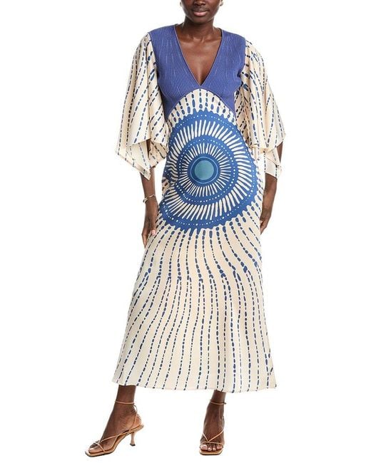 Alexis Blue Matani Maxi Dress