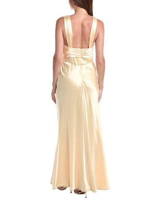Issue New York Natural Sleeveless Solid Maxi Dress