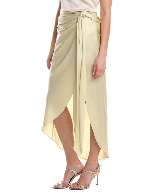 Jonathan Simkhai Metallic Elisabetta Midi Skirt