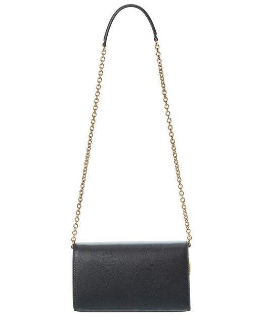 Chloé Iconic Logo Leather Shoulder Bag in White Lyst UK