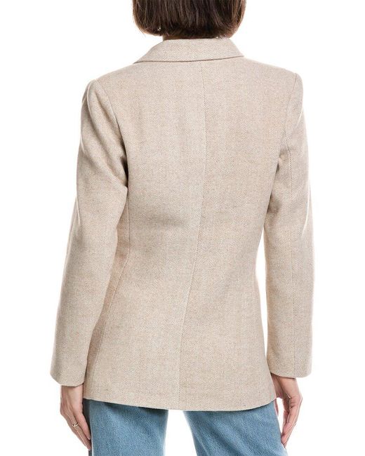 Pascale La Mode Natural Wool-Blend Blazer