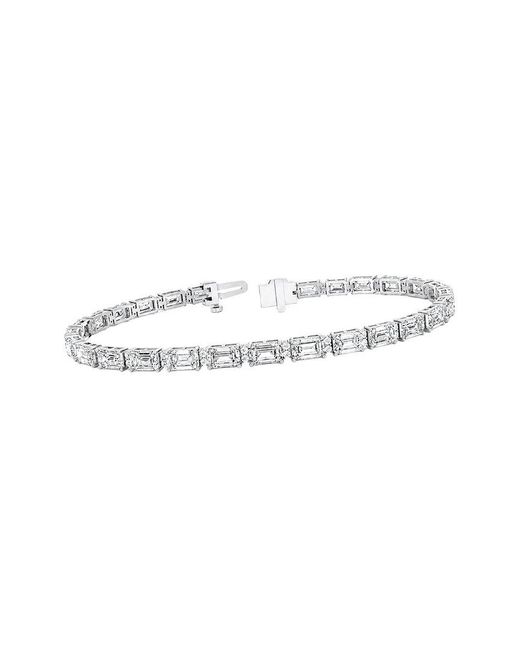 Lab Grown Diamonds White 14K 9.96 Ct. Tw. Lab-Grown Diamond Tennis Bracelet