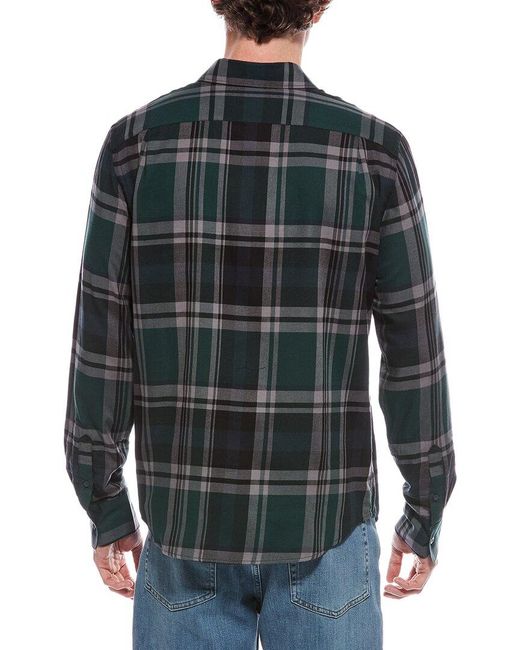 Vince Black Cambria Classic Fit Button-Down Shirt for men