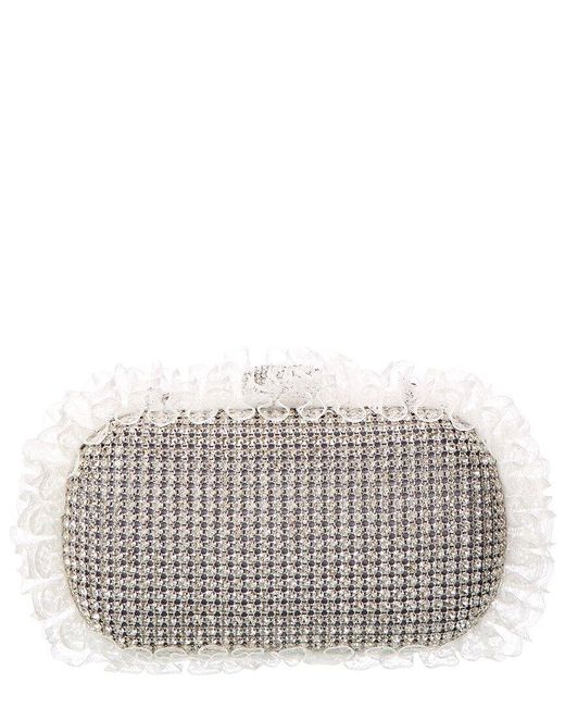 Self-Portrait Gray Clutch