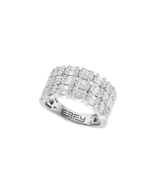 Effy Fine Jewelry White 14K 1.04 Ct. Tw. Diamond Ring