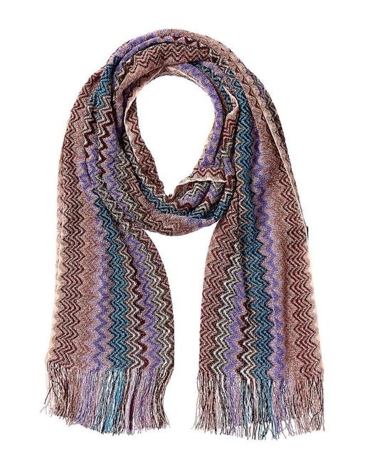 Missoni Purple Scarf