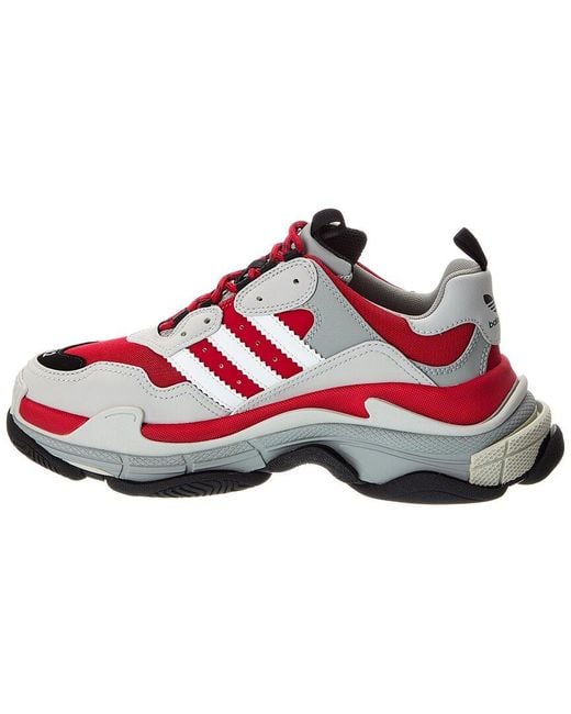 Balenciaga Red X Adidas Triple S Sneaker for men