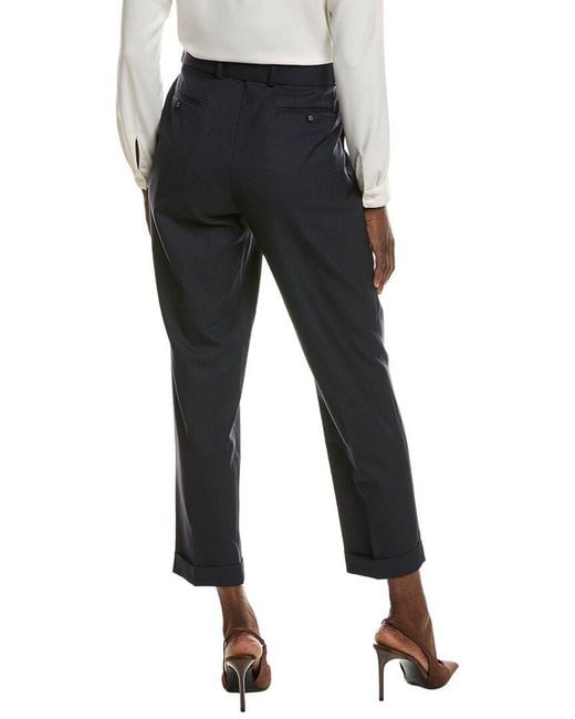 Officine Generale Black Officine Generale Pierre Wool Pant