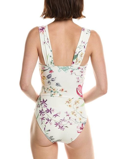 Carmen Marc Valvo White One-Piece